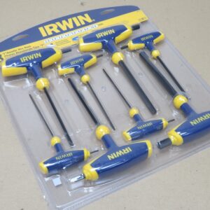 BRAND NEW Irwin T Handle Hex Key Set 8-piece 2mm - 10 mm